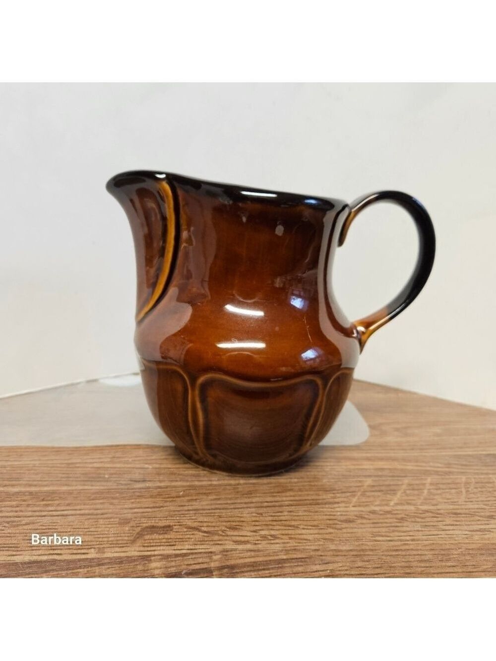 Vintage Polish Handmade Ceramic Milk/Water Pitcher